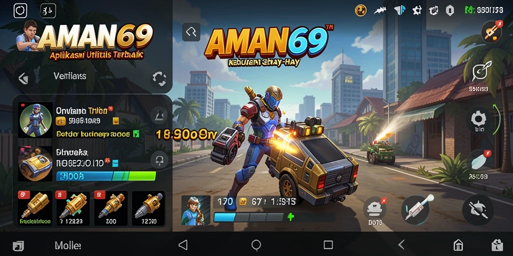 Tampilan antarmuka AMAN69 yang mudah digunakan untuk pengelolaan utility.