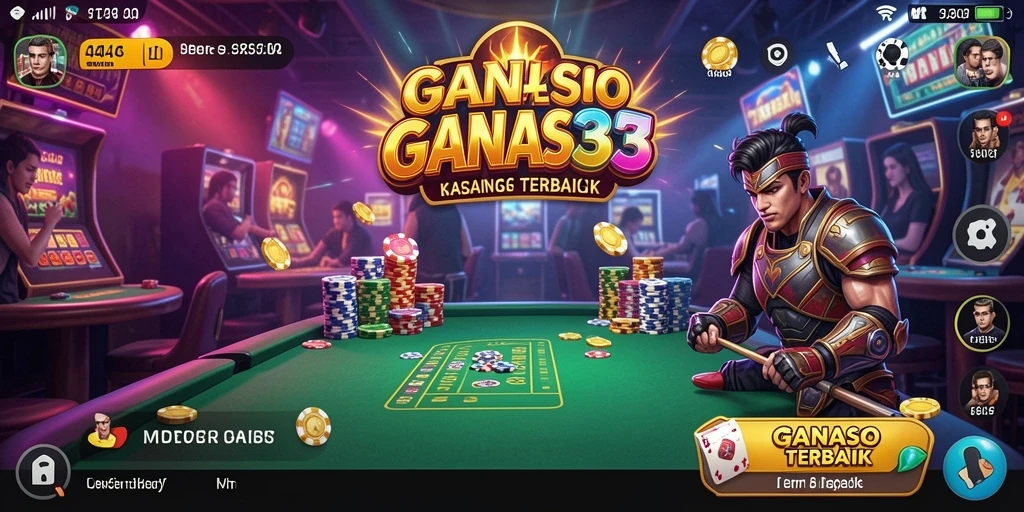 Tampilan menarik dari gameplay di GANAS33 yang menampilkan suasana kasino.