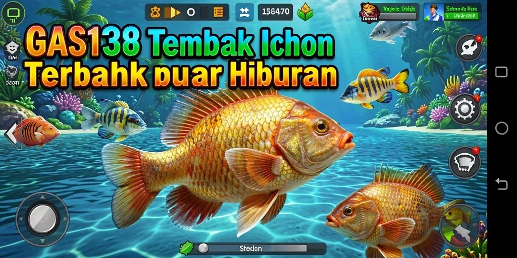 Screenshot yang menunjukkan aksi seru menembak ikan di GAS138.