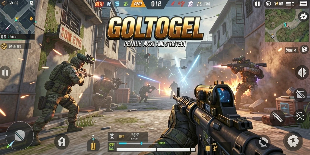 Tampilan gameplay mendebarkan dari GOLTOGEL