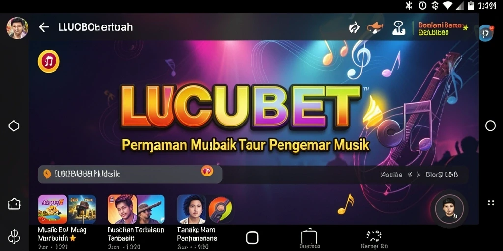 Tampilan gameplay LUCUBET yang menarik dan penuh warna.
