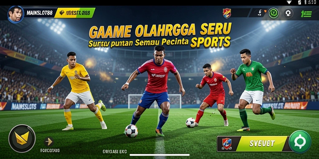 Tampilan gameplay menarik dari MAINSLOT88 dalam suasana olahraga.