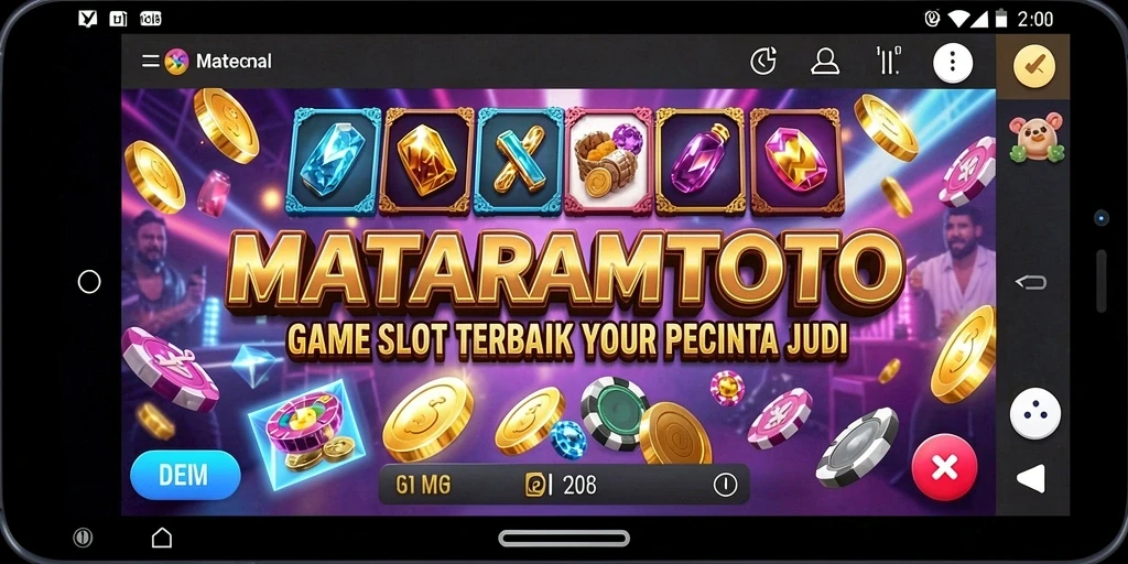 Tampilan gameplay menarik dari MATARAMTOTO dengan slot yang beragam.