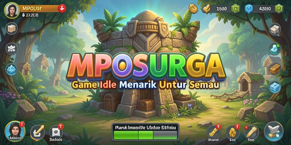 Tampilan gameplay menarik dari MPOSURGA yang menggambarkan karakter yang berkembang.