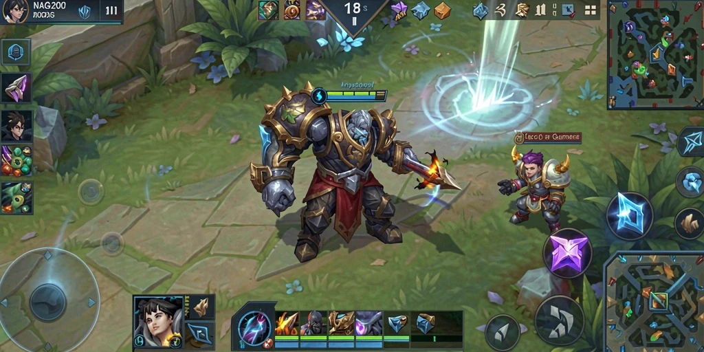 Tampilan layar gameplay NAGA2000 yang mendebarkan dan penuh aksi.