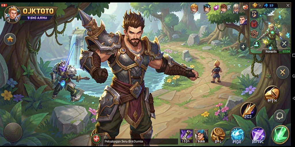 Gameplay petualangan di OJKTOTO dengan karakter yang menawan.