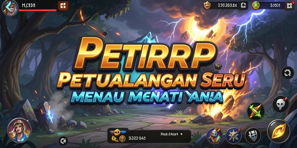 Screenshot gameplay PETIRRP yang menunjukkan aksi petualangan seru.