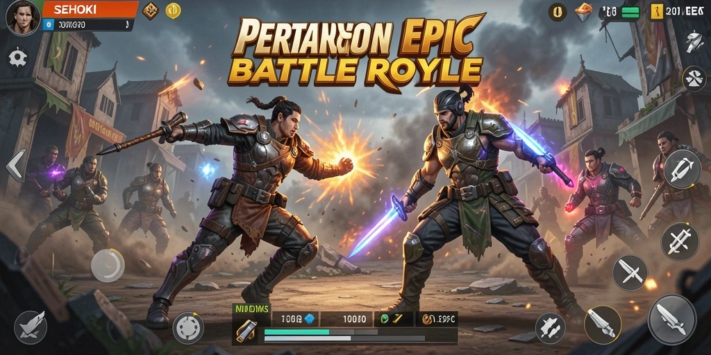 Tampilan seru gameplay SEHOKI dengan pertempuran intens dan strategi cerdas.