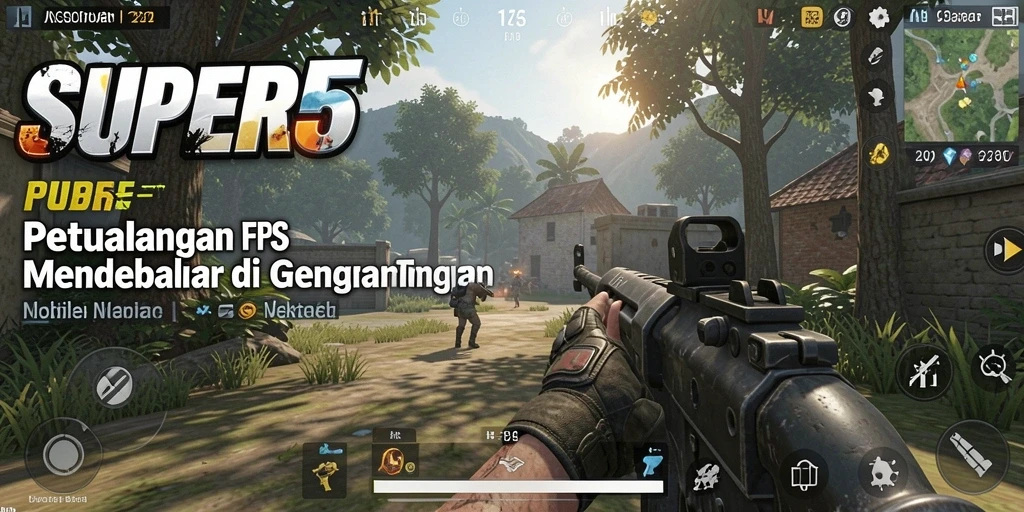 Gameplay menegangkan di SUPER5 dengan grafis memukau dan aksi cepat.