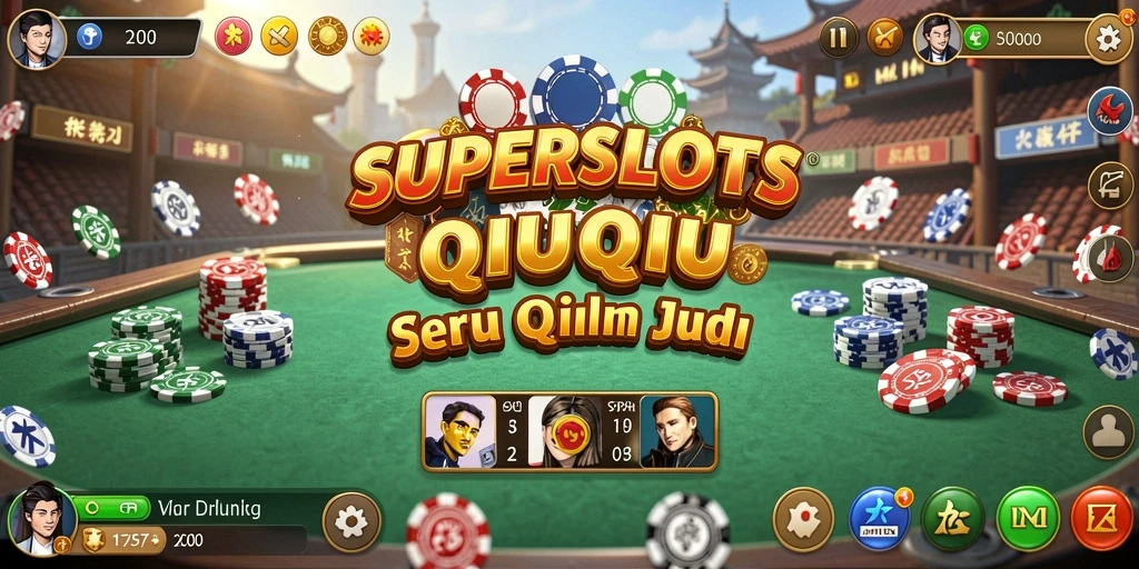 Gameplay QiuQiu yang seru di SUPERSLOTS.