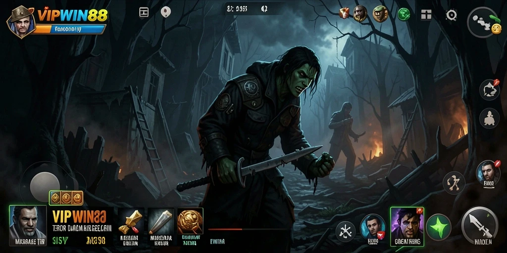 Tangkapan layar menegangkan dari gameplay <strong>VIPWIN88</strong> yang penuh kengerian.